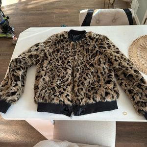 American eagle reversible bomber jacket